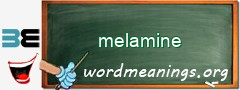 WordMeaning blackboard for melamine